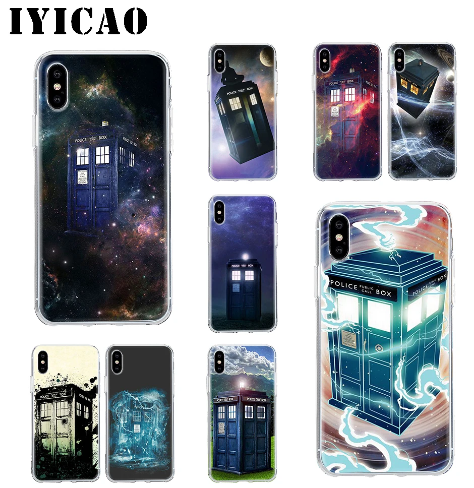 IYICAO ТАРДИС доктор жесткий чехол оболочка для iPhone 4 4S 5 5S Se 6 7 7plus 8 8Plus X XS MAX XR 6s Plus 11 pro