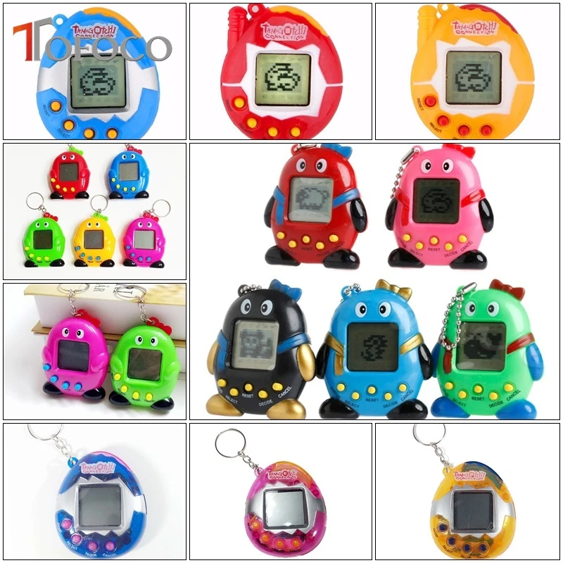 Tofoco 16 Type Vieux Jeu Virtuel Novo Electronique Cyberanimaux Machine Bebe Mini Tamagot Education Jouets Pour Enfants Jeu Porte Cles Cadeaux Aliexpress