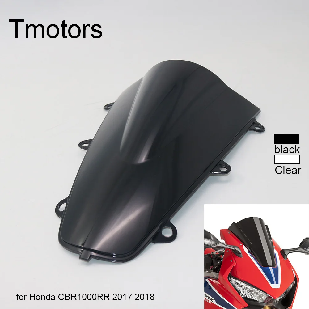 Для Honda CBR 1000 RR 2017 2018 ветровое стекло с двойным пузырьком CBR1000RR Fireblade 1000RR CBR1000 17 18