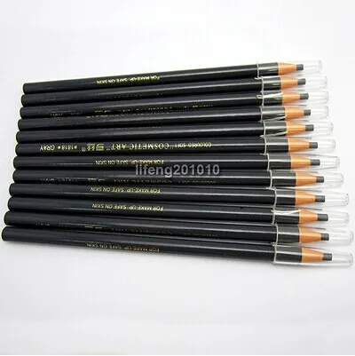 12 шт. стойкий серый карандаш для бровей карандаш для подводки бровей ручка макияж глаз красота инструмент карандаш для бровей