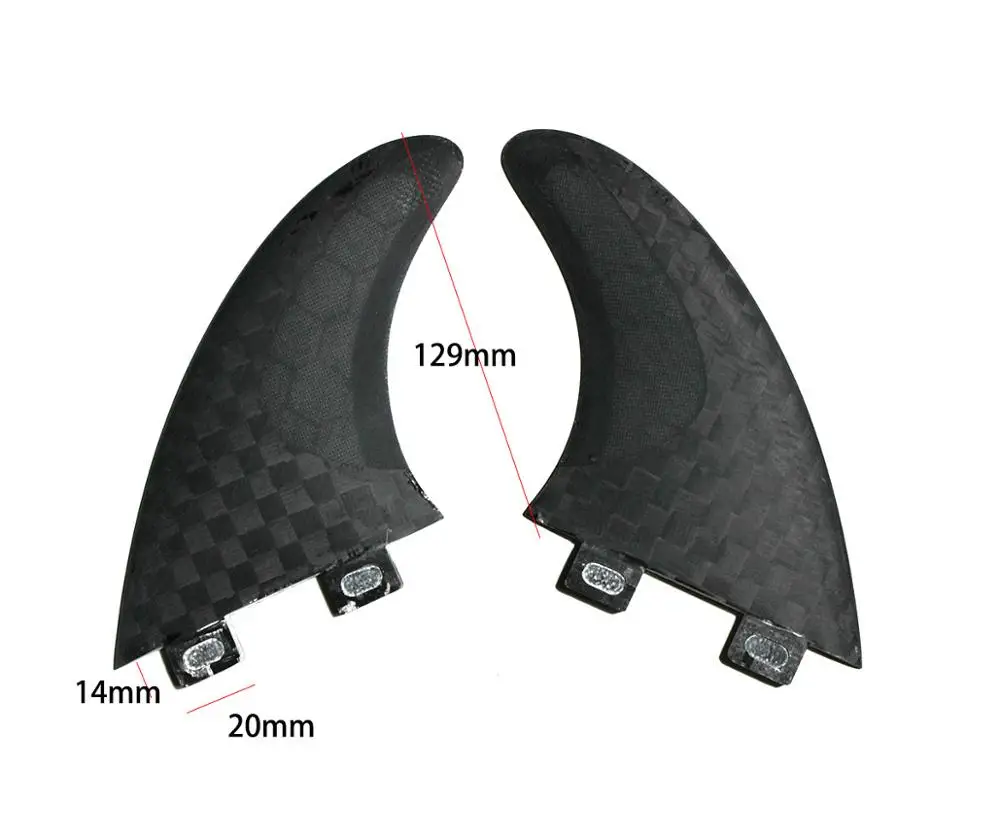 

FCS honey comb carbon fiber graphic mixed board fins