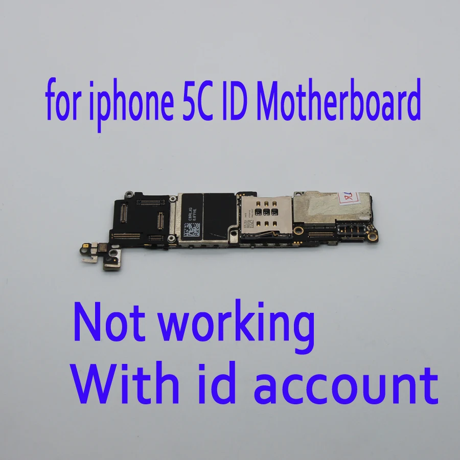 

Free Shipping Original 8gb for iphone 5C motherboard With ICloud ID lock ,this board not working and cannot enter the system