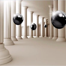 Beibehang papel де parede пользовательские обои 3d Фреска абстрактное пространство римская колонна шар стерео фон обои папье peint