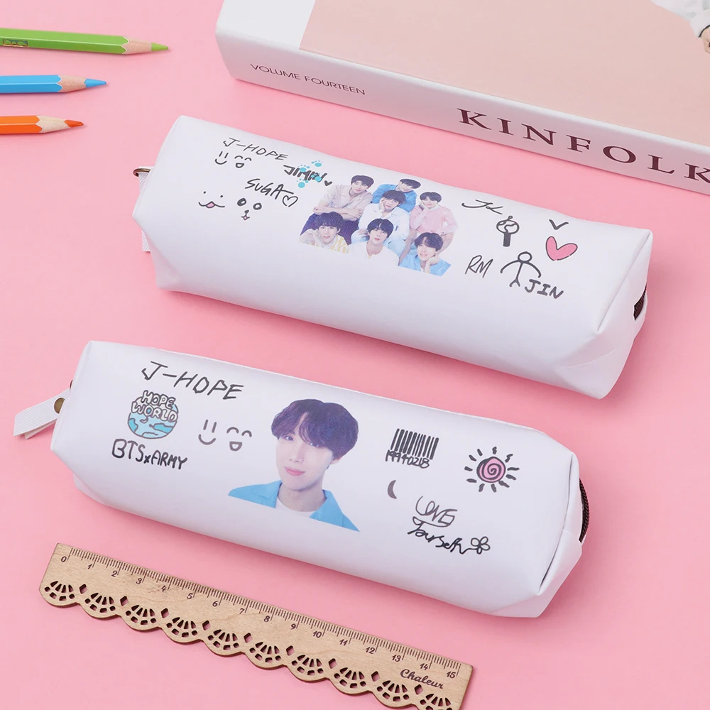 

Student School BTS Storage Organizer Stationery BT21 Bangtang Boy BTS JK JIMIN JIN SUGA RM J-HOPE V Cosmetic Case Fans Gifts