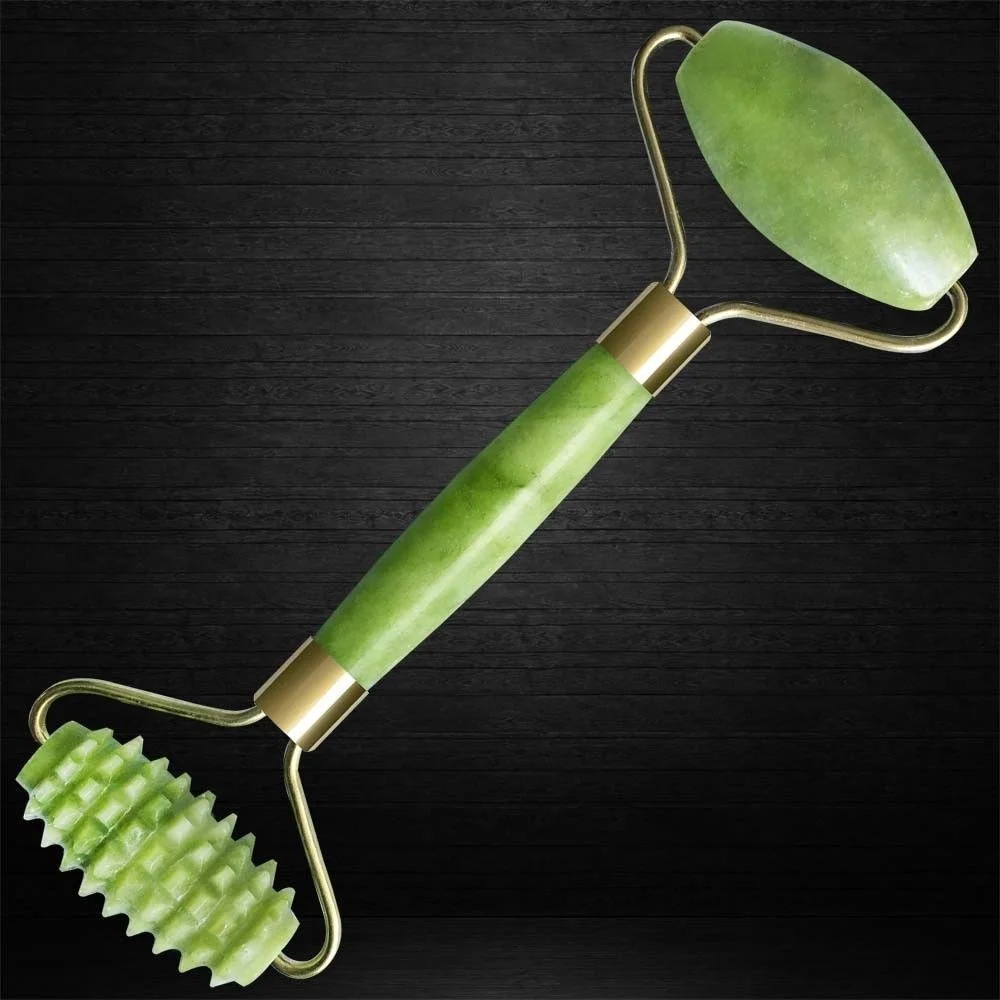 

New Natural jade roller Facial Beauty face massager Tool Face Thin massageador Natural Jade Massage Face Lift Tools skin care
