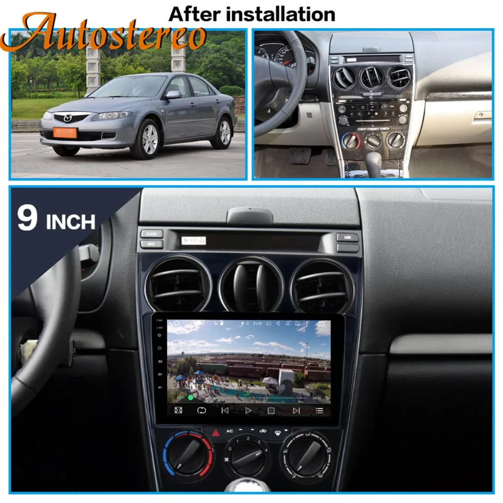 Sale Android 8 Car GPS navigation autostereo for Mazda6 Mazda 6 2002-2008 Console multimedia system auto radio tape recorder headunit 1