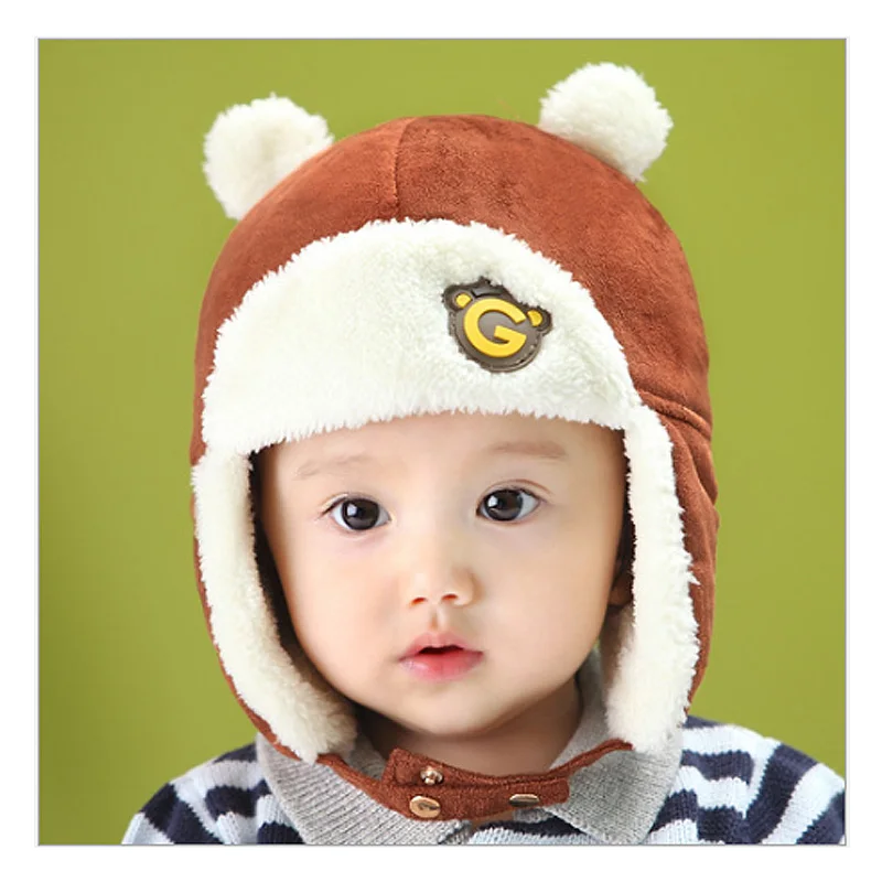 Girls boys winter hats ear muffs cap newborn toddler photography props costume baby hat for children Headband Accessories caps