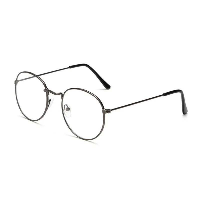 Elbru ультралегкие очки для чтения в металлической оправе для женщин и мужчин, золотые и серебряные ретро очки для дальнозоркости, очки по рецепту с+ 1,0 до+ 4,0 - Цвет оправы: Серый