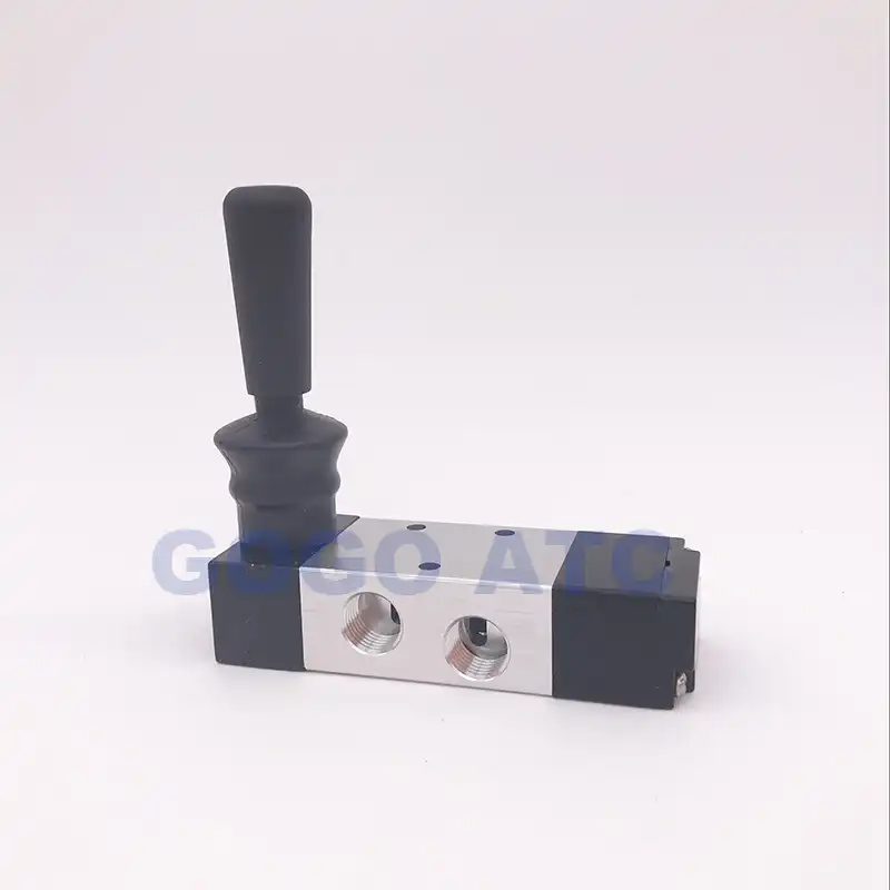 1//4 Bsp Manual Lever Spring Valve 5-2 two position automatic return