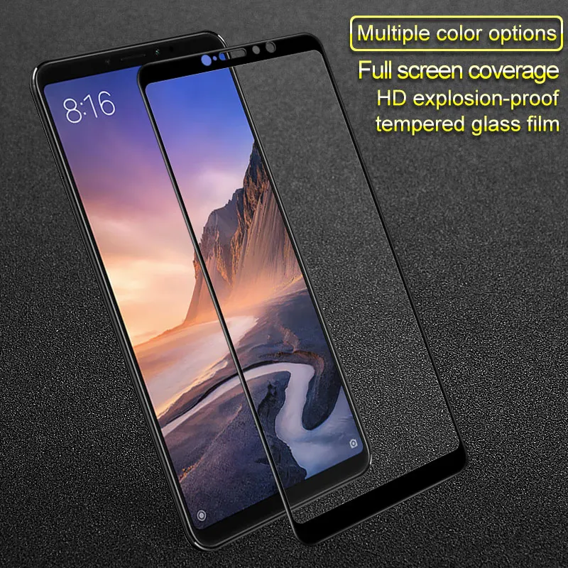Закаленное стекло для Xiaomi MI Max 3 Передняя пленка Imak полноразмерная защита экрана