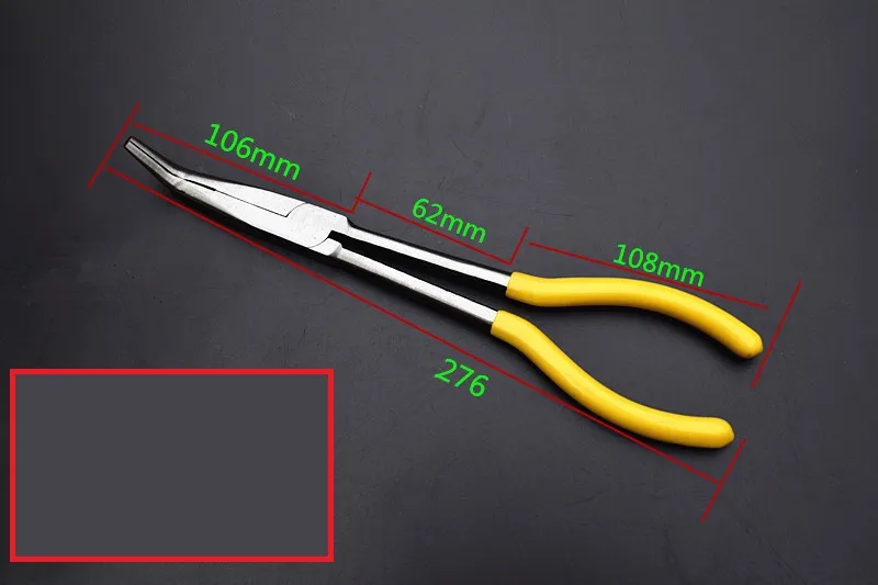 Yofe 4 unids/set 280mm alargamiento aguja alicates eléctricos 11 pulgadas finshing herramienta multi herramienta Alicates alicate pinzas de pesca Yofe 4 unids/set 280mm alargamiento aguja alicates eléctricos 11 pulgadas finshing herramienta multi herramienta Alicates alicate pinzas de pesca