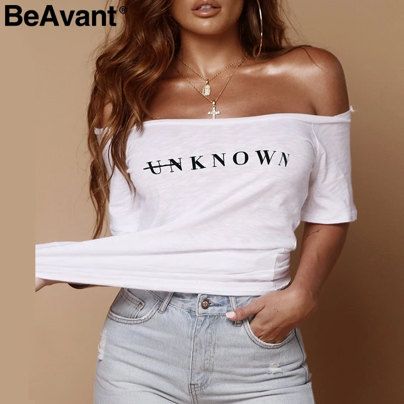 BeAvant قبالة الكتف إلكتروني t قميص المرأة المحاصيل أعلى الإناث قصيرة الأكمام الصيف مثير قميص عارضة الأبيض الأسود المحملة قميص قمم تيز BeAvant قبالة الكتف إلكتروني t قميص المرأة المحاصيل أعلى الإناث قصيرة الأكمام الصيف مثير قميص عارضة الأبيض الأسود المحملة قميص قمم تيز