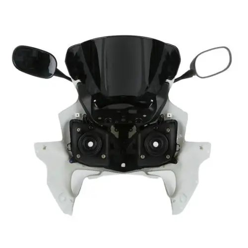 Неокрашенный Черный Верхний обтекатель Cowl Combo для Honda CBR600 F4i 03 08 04 05 06 07|Накладки и