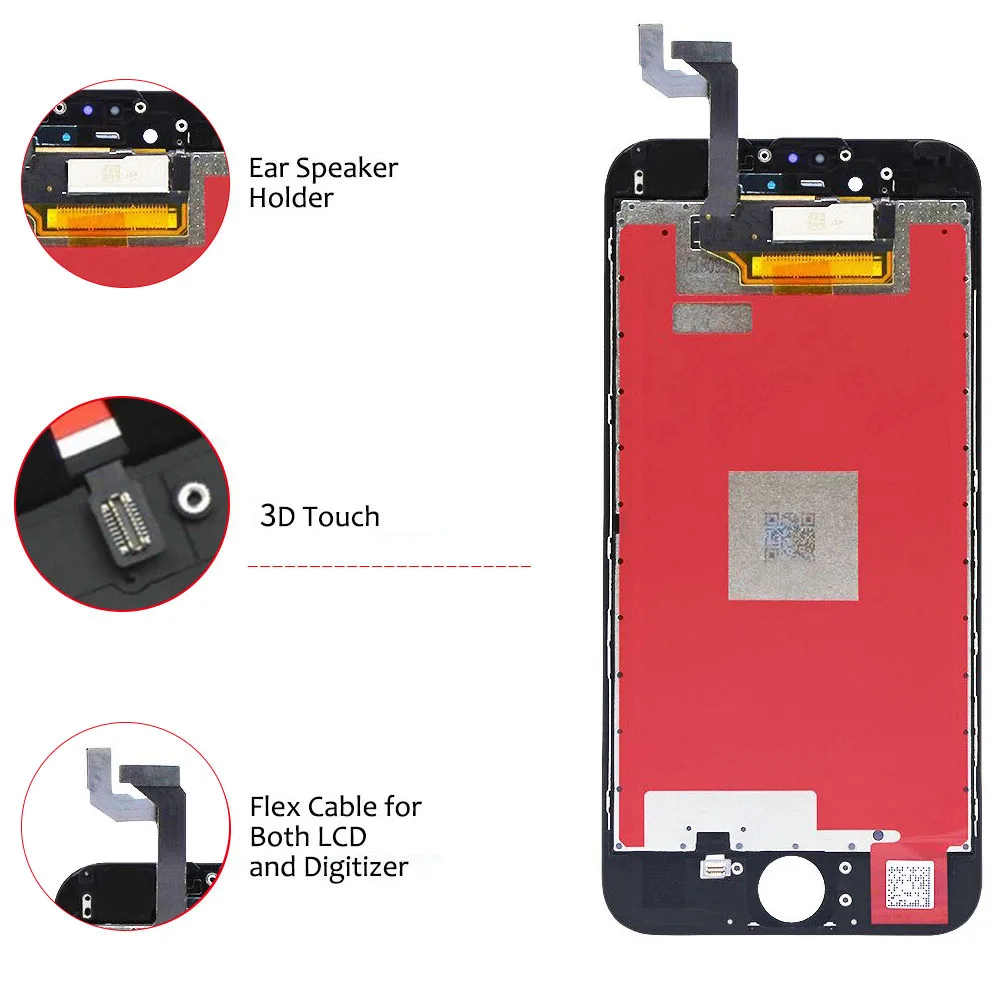 4 7 дюймов 5 для iphone 6 LCD 6P 6S 6SP ЖК дисплей сенсорный экран без битых пикселей