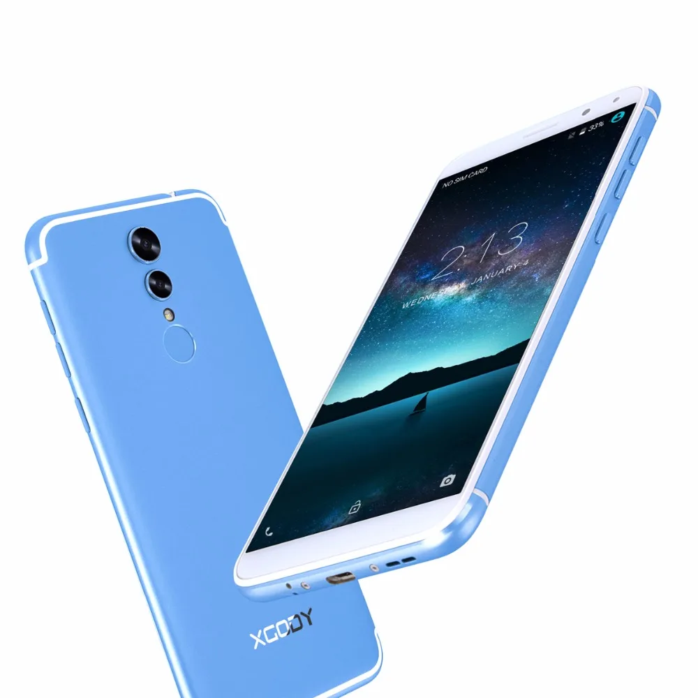 XGODY 18:9 смартфон Face ID 5,7" полный экран Celular 1 ГБ ОЗУ 16 Гб ПЗУ Android 6,0 MT6737 четырехъядерный отпечаток пальца 4G мобильный телефон