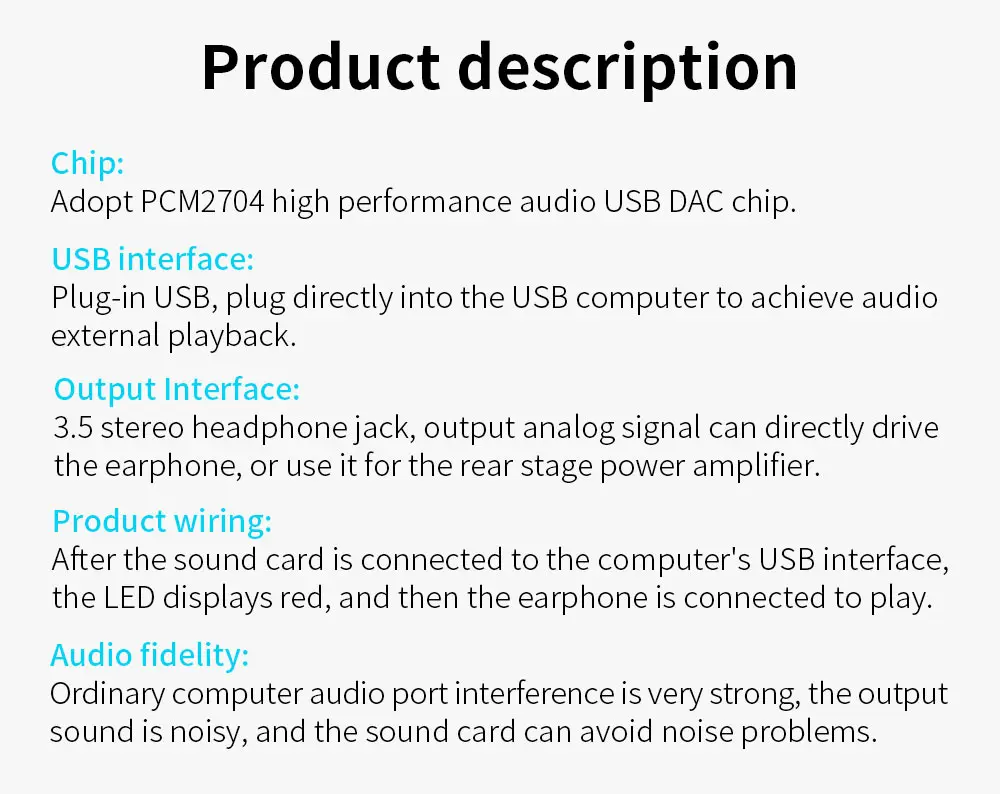 Мини PCM2704 USB Аудио Звуковая карта аудио декодер DAC доска Бесплатный накопитель для портативных ПК