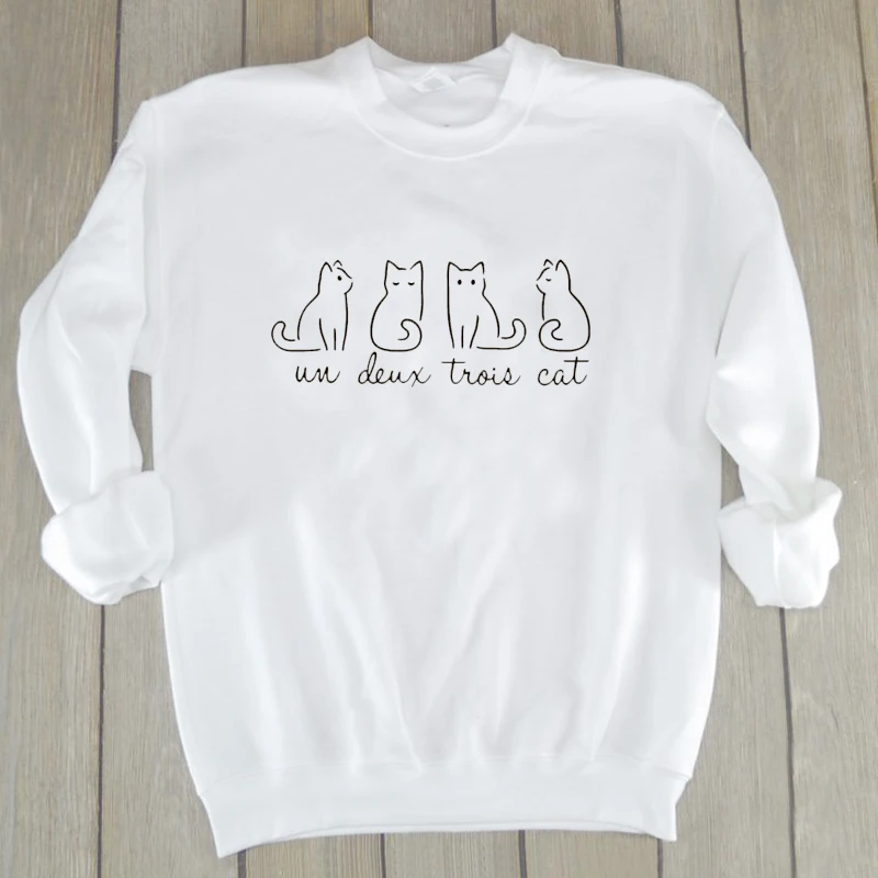 الامم المتحدة دوكس تروا القط طباعة المرأة البلوز الجرافيك هوديي المتضخم المتناثرة صداري Crewneck الشارع الشهير قمم قطرة الشحن الامم المتحدة دوكس تروا القط طباعة المرأة البلوز الجرافيك هوديي المتضخم المتناثرة صداري Crewneck الشارع الشهير قمم قطرة الشحن