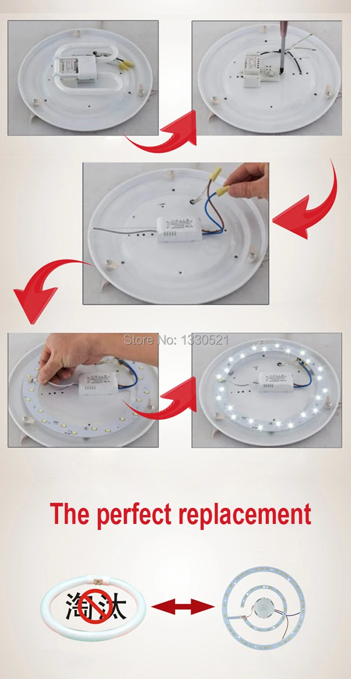 100X5 Вт 12 Вт 15 Вт 18 Вт 23 Вт LED кольцо панель круг света AC220V-240VV SMD 5730 круглый потолочный доска кольцевая лампа доска