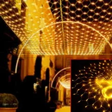 6 м* 3 м 640LED чистые Огни фестиваль уличные садовые фонари 110 В 220 В огни Рождество Свадьба квадратное украшение парка