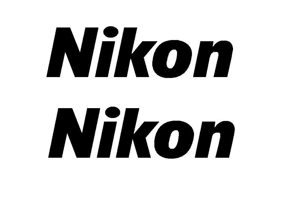 

For 2Pcs 2 Nikon Camera DSLR Die Cut Vinyl Sticker Decal Car Styling