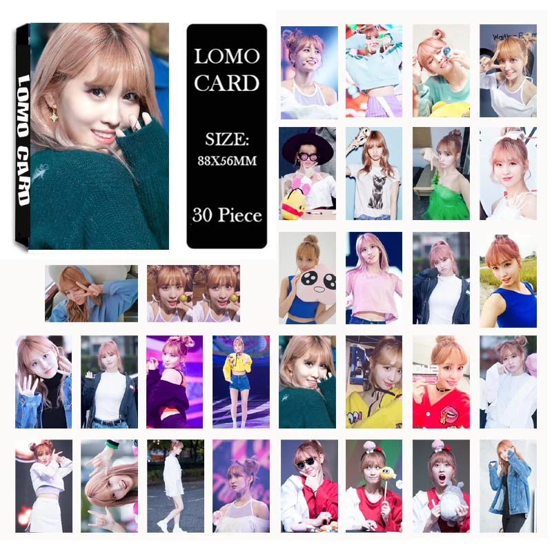 KPOP два раза MOMO Coaster LANE1 TT сигнальный альбом LOMO карты K POP модные самодельные