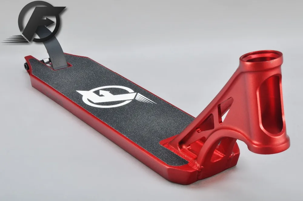 Hollow Tube Anodized Red Pro Stunt Scooter Deck Freestyle Street