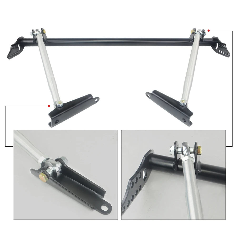 PQY серебряная Тяговая тяга для Honda Civic 92 95 Acura интегрированной 94 01 DEL SOL 93 97