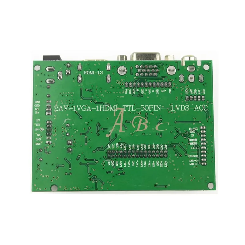 HDMI VGA 2AV LVDS плата контроллера+ 40 контакты Lvds кабельные комплекты для Raspberry PI 3 LP156WH2 1366x768 1ch 6 бит на тонкопленочных транзисторах на тонкоплёночных транзисторах ЖК-дисплей Дисплей Панель