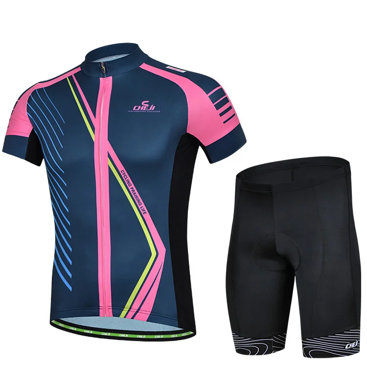 Breathable Spring Autumn women cycling jersey Set ...