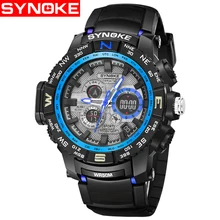 Известный люксовый бренд спортивные часы для мужчин из нержавеющей стали светодиодный цифровой будильник с датой водонепроницаемые спортивные армейские кварцевые оптом