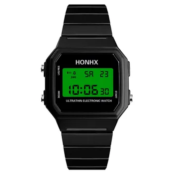 

HONHX Fashion Men Analog Digital Military Sport LED Waterproof Wrist Sports outdoor electronic watch Digital relogio Watch B30
