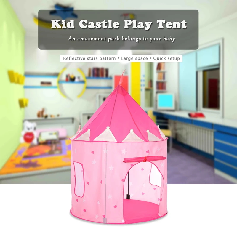 Luminous Play Tent Cubby House Portable Baby Kids Play Tents Game Tent