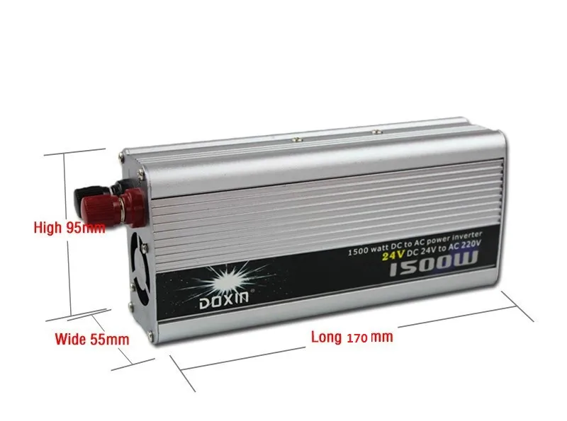 Doxin инвертор 1500 Вт без UPS модифицированный синусоидальный инвертор постоянного тока 24 В переменного тока 220 В/230 В/240 в преобразователь для автомобильного инвертора