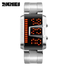 SKMEI 1179, мужские спортивные часы, светодиодный, креативные, водонепроницаемые часы, топ, роскошные часы, модные мужские часы, мужские часы Xfcs