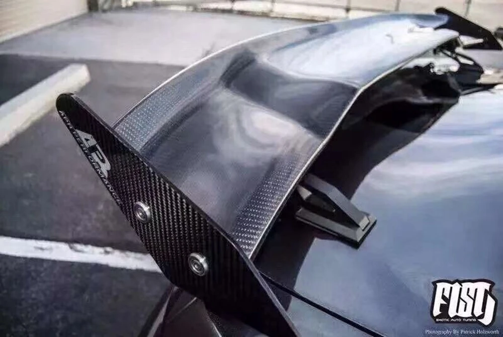 Shchcg автомобильные аксессуары Высокое качество углеродного волокна задний багажник спойлер крыло украшения, пригодный для Ford Mustang
