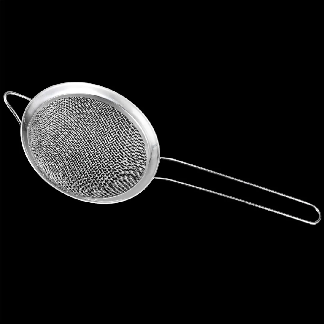 1pcs Stainless Steel Wire Fine Mesh Oil Strainer Useful Skimmer Strainer with Handle Flour Sifter Sieve Colander Kitchen Gadgets