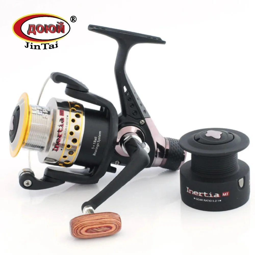 

JINTAI FISHING REELS CODE FWR-4000 BALL BEARING (4+1)/(5+1)/(6+1)/(7+1)/(8+1) BB GEAR RATIO 5.2:1 TYPE POST-LOADING WHEEL