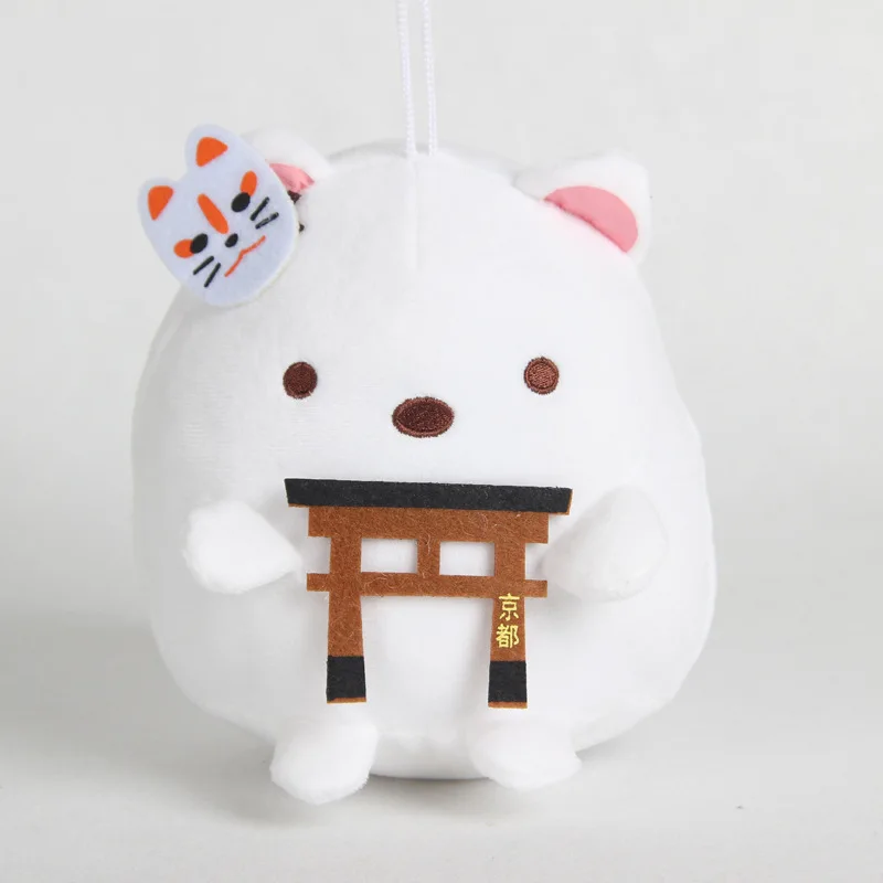 6 шт./лот японское аниме Sumikko Gurashi плюшевая подвеска San X угловая био игрушка мягкие