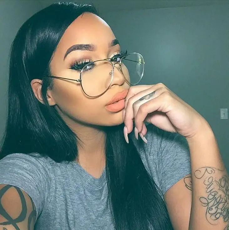 

Vintage Round Glasses frame retro Female Brand Designer gafas De Sol Spectacle Plain eye Glasses Gafas eyeglasses