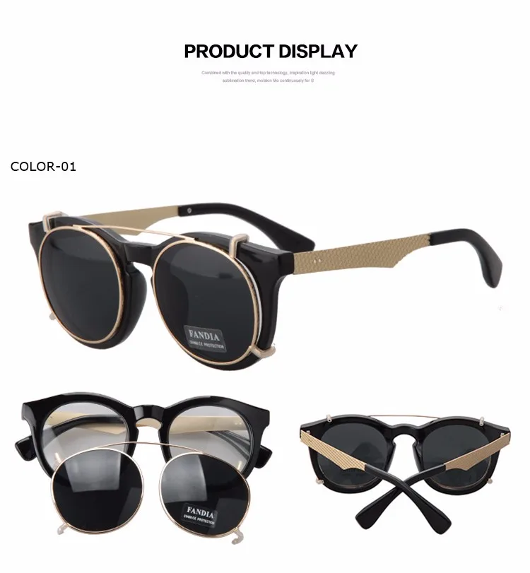 Sozotu стимпанк очки Винтаж солнцезащитные очки Для женщин Для мужчин солнцезащитные очки для Женский Мужской Дамская мода Брендовая