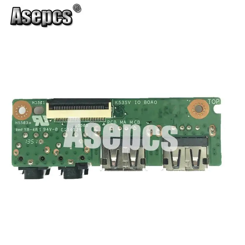 Asepcs NWE для For Asus K53 K53S K53SD K53SV K53SJ USB аудио Плата 69N0KBB10F01 01 60 N3EIO1000 F01 100% тестирование