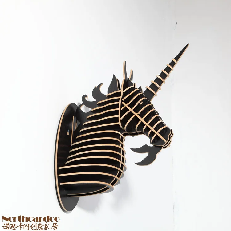 Unicorn Head for Wall decor,home decoration wall art,craft diy wood