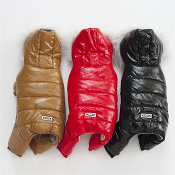 

Pets Dog Clothes Cotton Waterproof Russia Winter Warm Thicken Costumes Hoodies Clothes for Puppy Dogs Pet Cat Coat Products