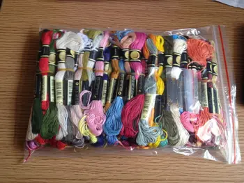 

CXC threads Choose Any Thread Code From 447 Colors Freely 50 Pieces Of Thread Cross Stitch Thread---Similar With DMC