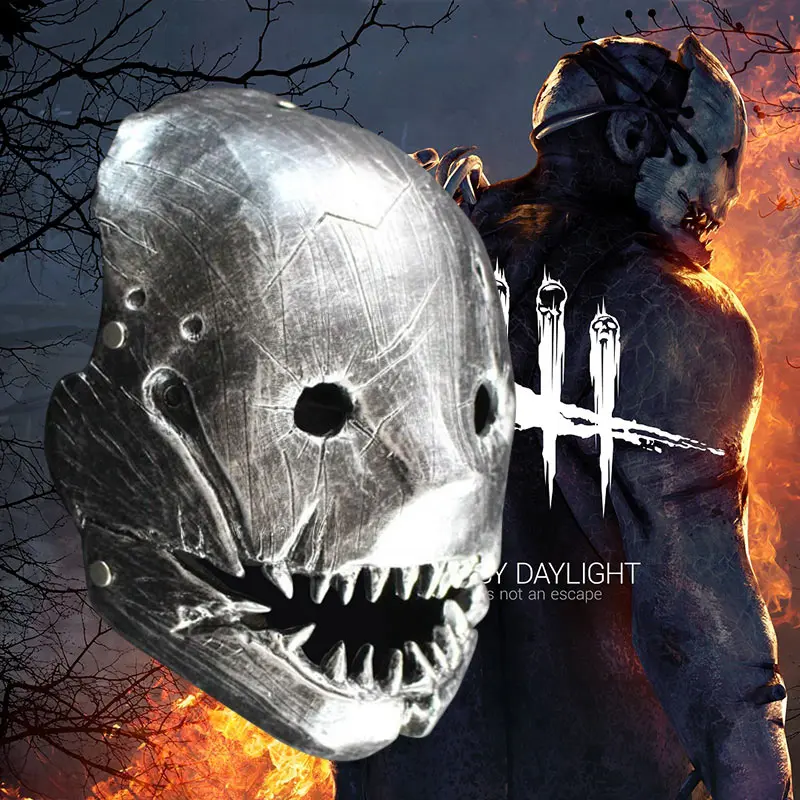 

Resin Game Dead by Daylight Mask For The Trapper Cosplay Evan Macmillan Mask Cosplay Props Halloween Accessories