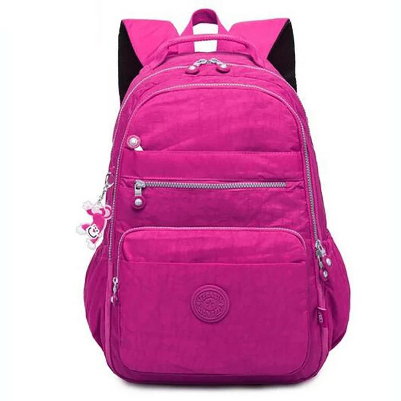 TEGAOTE, школьный женский рюкзак, Mochila, женские рюкзаки, сумка, нейлон, водонепроницаемый, Повседневный, для путешествий, для ноутбука, рюкзак для девочки-подростка - Цвет: Wine Red