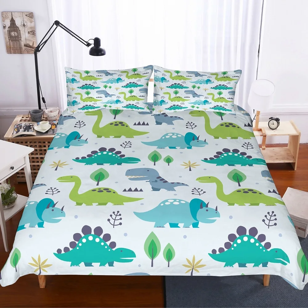 3D Cartoon Animal Sea 57 Bed Pillowcases Quilt Duvet Cover Set Single Queen US