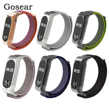 

Gosear Fashion Canvas Replacement Wristband Watch Strap Band for Xiaomi Mi Band 2 Miband Band3 Banda Smart Bracelet Accessories