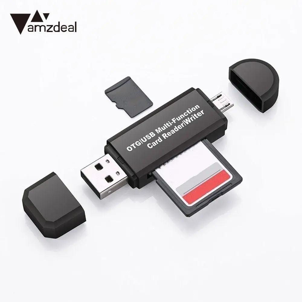 OTG считыватель карт OTG кард-ридер устройство для считывания с tf-карт Plug and Play легкая передача данных Портативный
