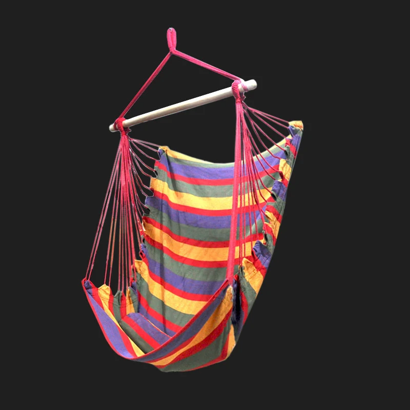 Single rope hammock chair
